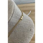 Swavorski Swarovski Star Pendant 18" Necklace Gold‎ Tone Clear Crystal Swan Signed Vintage Photo 2