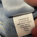 Gap NEW  Easy Jean Women's Medium Cargo High Rise Blue Denim Drawstring Ankle Photo 11