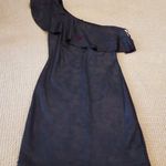Bebe One Shoulder Black Dress Size XXS Photo 0