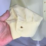 LC Lauren Conrad Lauren Conrad Baby Yellow Gold Button Down Lightweight Top S Photo 7