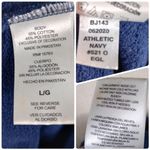 Champion  Women's Large Powerblend Fleece Sweatshirt Navy Photo 6