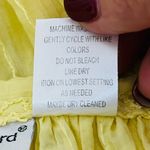 Harvé Benard Y2K Harve Benard Yellow Textured Blouse with Lace and Embroidery size Large Photo 8