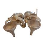 Dream Paris Dream Pairs‎ Gold Glitter Rhinestone Strappy Heels Evening Party Shoes Photo 3