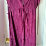 JODIFL  Floral Embroidered Magenta Mini Dress Large Photo 3