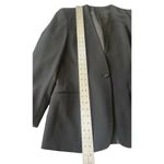 Jos. A. Bank  Women Blazer Size 10 Black Wool Vintage Made in USA One Button Photo 2
