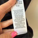 7 For All Mankind  Mix‎ Media Femme Eyelet Embroidered Puff Sleeve Top Black XS Photo 4