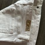 AG Adriano Goldschmied The Isabelle mid rise straight leg white jeans size 29 Photo 9