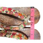 Japanese zōri synthetic wood slippers women's 7/8 Size undefined Photo 4