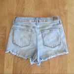 RSQ  Vintage High Rise Light Wash Blue Denim Jean Shorts Raw Hem Size 25 / 1 Photo 8