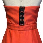 Urban Outfitters  Cooperative Strapless Coral Dress Back‎ Clasp Detail Side Zip 4 Photo 7
