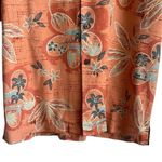 Tommy Bahama Tommy Bahamas Mens Silk Shirt L Orange Hawaiian Button Up Casual Office Travel Photo 5
