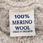 Blarney Woollen Mills made in Ireland chunky Cable knit size small Photo 2