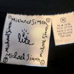 Vintage Michael Simon Lite Cardigan Size M‎ Black Embroidered Purses Size M Photo 4