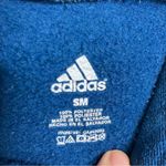 Adidas short sleeve hoodie sweatshirt women’s size small athleisure casual Photo 2