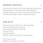 Alo Yoga Nwt kaleidoscope leggings sz xs Photo 5