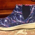 Alegria Climatease Blue Lightning ⚡️Side Zip Boots $130 EUC 10.5 / 41 Photo 0