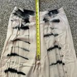 Young Fabulous and Broke Young, Fabulous & Broke cream and navy tie-dye wide leg slit pants size M Photo 8
