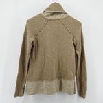 Free People FP Beach  Cocoon Cowl Pullover Tan Long Sleeve Cotton Top XS/S Photo 5