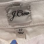 J.Crew White Denim Pencil Skirt with Front Slit Sz 27 Style AK112 Photo 2