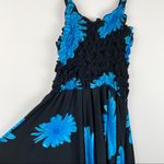 Y2K Coconut Girl Mini Dress Floral Print Black Size M Photo 8