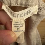 Eileen Fisher Size 3X Tan Organic Linen Pull On Maxi Skirt Pockets Summer Photo 6