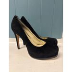 Chinese Laundry Muse Black Suede Leather Platform Stiletto High Heel Pumps 11 Photo 2