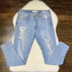 Bullhead Denim Co  Distressed Light Wash Boyfriend Skinny Jeans Photo 0