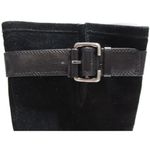 White Mountain Fawn Black Suede Mid-Calf Boots 6 M Photo 9