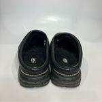 UGG Y2K style  slip on mules black leather women’s size 7 lined casual Photo 3