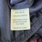 Modcloth Navy & Pink Diamond Semi Sheer Chiffon Overlay Sleeveless Dress Fervour Photo 12