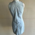 Blue Blush  Denim Button Down Dress M 100% cotton Photo 3