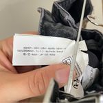 ZARA NWT  Straight Leg Metallic High‎ Rise Foil Jeans Size 2 Photo 5