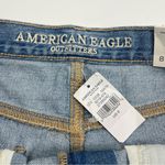 American Eagle AE Denim Mom Short High Rise 8 / 29 Blue Jean Cut-Off NEW Photo 1