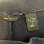 Moda international size small navy blue cotton spandex leggings EUC Photo 3