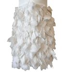 Tadashi Shoji  SILK Strapless Ruffle Skirt Silk Chiffon Swan Dress Style OC487M Photo 2