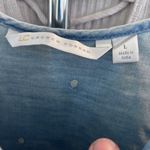 LC Lauren Conrad Lauren Conrad EUC blue jean inspired tank with embroidered eyelet bottom/ detail Photo 3
