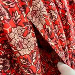 Ulla Johnson  Red Floral ‘Liv’ Mini Dress in “Poppy”, Size 2 Photo 5