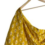 Veronica Beard  Virginia Sun Yellow One Shoulder Floral Tiered Maxi Dress Size 16 Photo 6