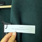 BCBGMAXAZRIA NEW NWT Wool Blend Belted Coat Small Hooded Forest Green Hand Made Photo 6