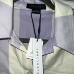 Sanctuary Brushed Plaid Shirt Dress in Wisteria Check NWT Size Medium Photo 4