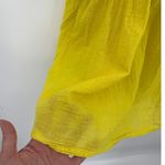 Zury Boho Babydoll Tiered Dress OS Gauzy Bright Yellow Festival Rave Midi Flowy Size undefined Photo 2