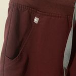 FIGS  Zamora Jogger Style Scrub Pants Women’s Size XS, 5 Pockets Wine Color Photo 3