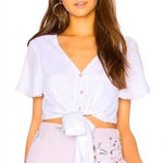 Show Me Your Mumu  White Tortuga‎ Tie Top Size Small Boho Beach Vacation Photo 0