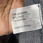 Lane Bryant  Womens Kimono Sleeve Sweater 22/24 Gray Poncho Hoodie VNeck Pullover Photo 9