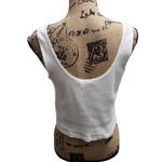 Old Navy Tank Top Womens Size L White Waffle Knit Scoop Neck Back Casual Basic Photo 3