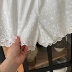 Gilly Hicks  eyelet shorts mini lace dairy boy lounge pajamas scalloped sleep Photo 3