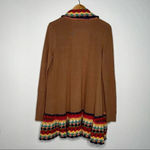 May & July  Boho Crochet Trim Open Cardigan Size Medium Photo 2