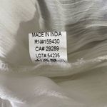 Elan Boutique Women CropTop M White Scoop Neck Short Sleeve Gauzey Beachy Resort NEW Photo 11