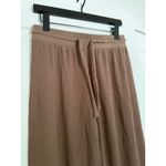 LNA $132  Revolve Waffle Knit Joggers - Taupe Tan - Medium Photo 4