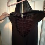 Formal Black Halter Neck Dress Size 10 Photo 4
